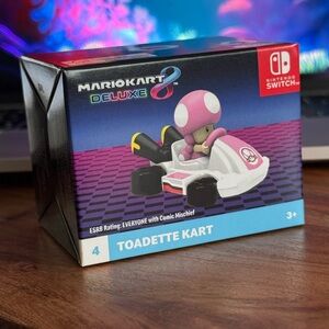 Mario Kart Deluxe McDonalds Collab Toadette Kart Toy